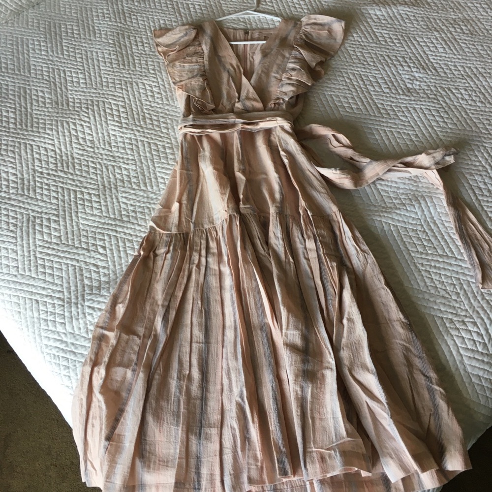 Rebecca Taylor fluttler sleeve dress